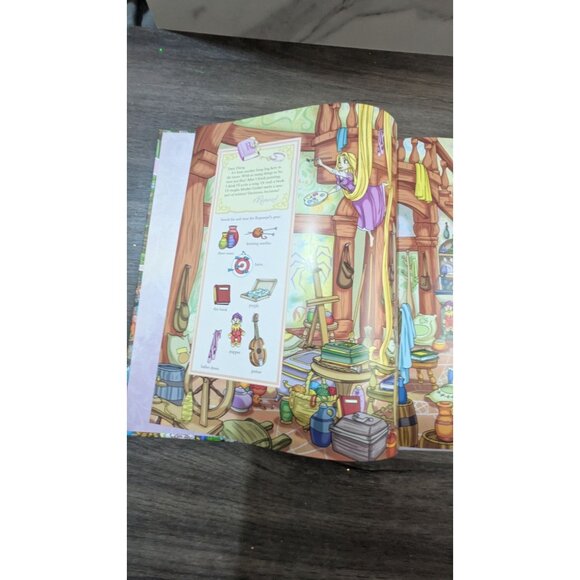 Disney Princess Look And Find Hardcover Childrens Book 2015 Interactive Puzzle G - Picture 3 of 5